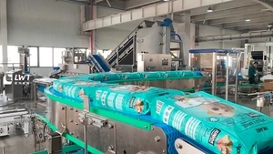 Ligne d'emballage d'aliments pour animaux