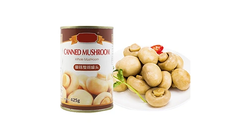 Ligne de mise en conserve de champignons