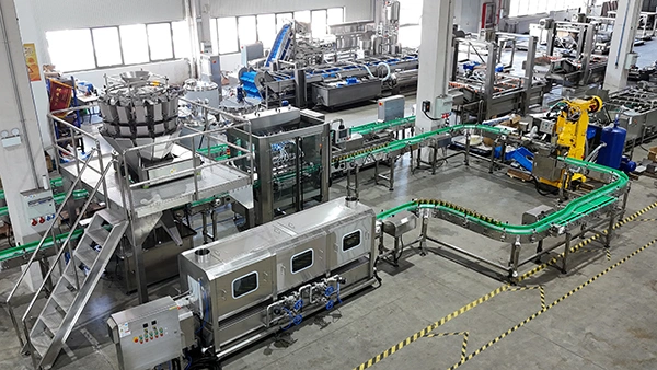 Ligne de production de mouton en conserve