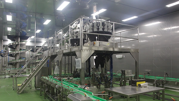 Lignes de production de pousses de bambou et de légumes d'hiver