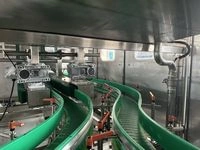Nettoyeuse de bouteilles à pinces