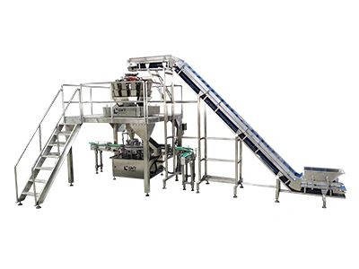 Machine d'emballage avec peseuse associative
